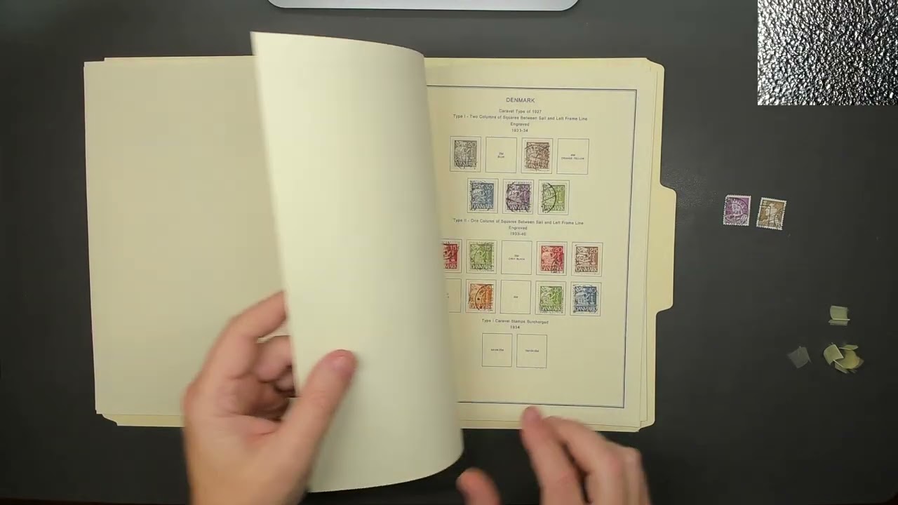 Stamp Collecting Relax and Watch - Denmark Definitives - Steiner Album Pages - Part 3