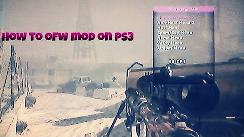 How To OFW Mod on PS3