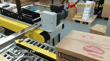 WIN-WIN PACK Automatic random carton sealer/Box taping machine/Case sealer/Chinese carton erector