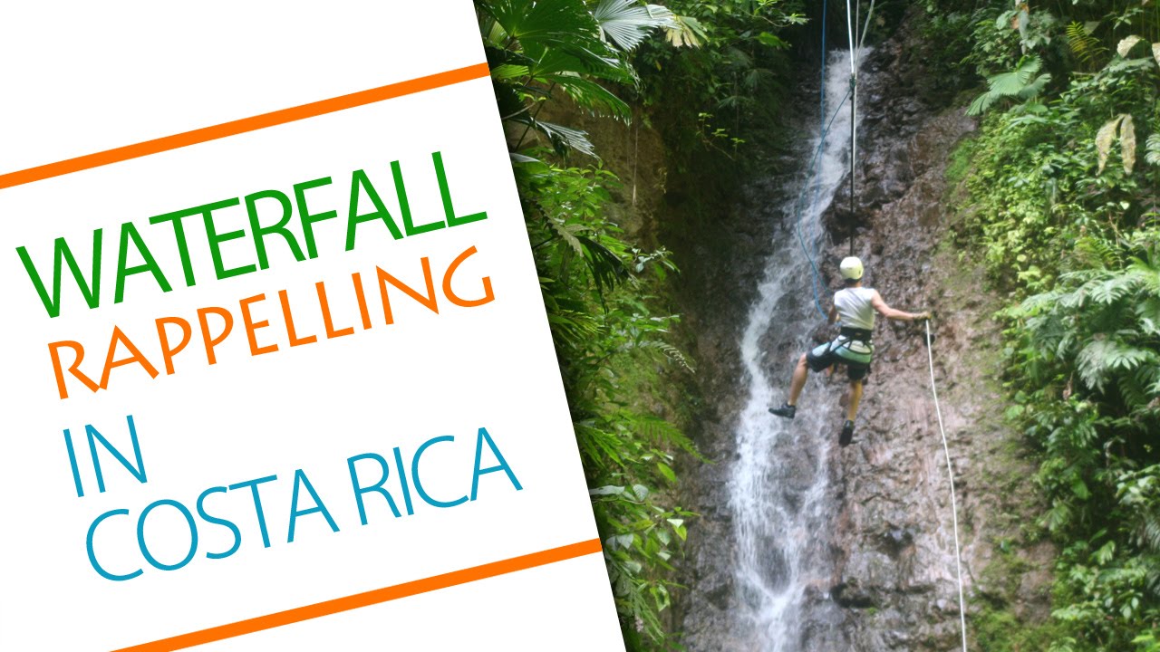 Waterfall Rappelling Tours in Costa Rica
