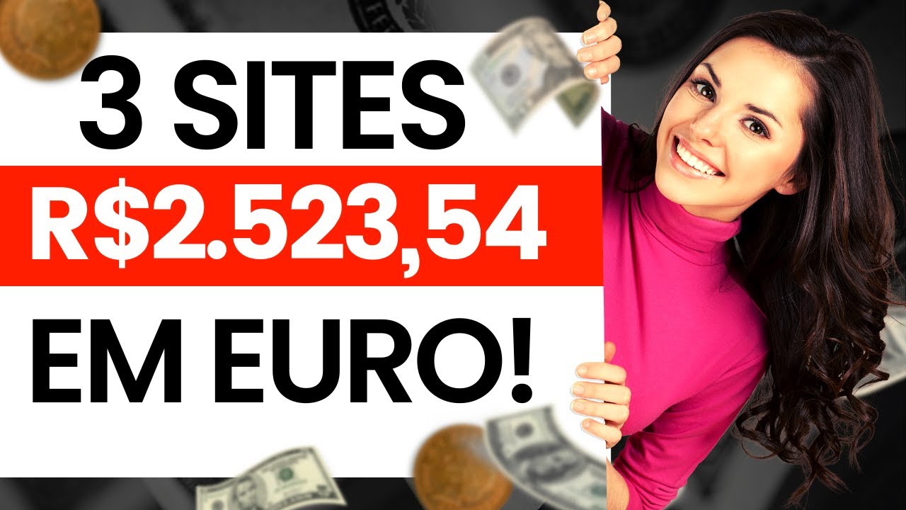 3 SITES QUE PAGAM EM EURO POR TAREFAS SIMPLES E RÁPIDAS E MAIS UMA DICA BONUS