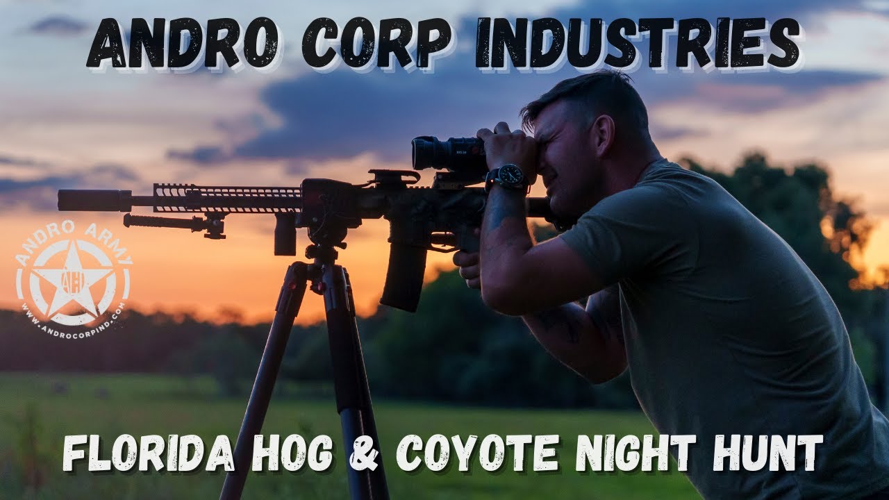 Andro Corp Hog Hunting at Night in Florida Thermals & NVG's YouTube
