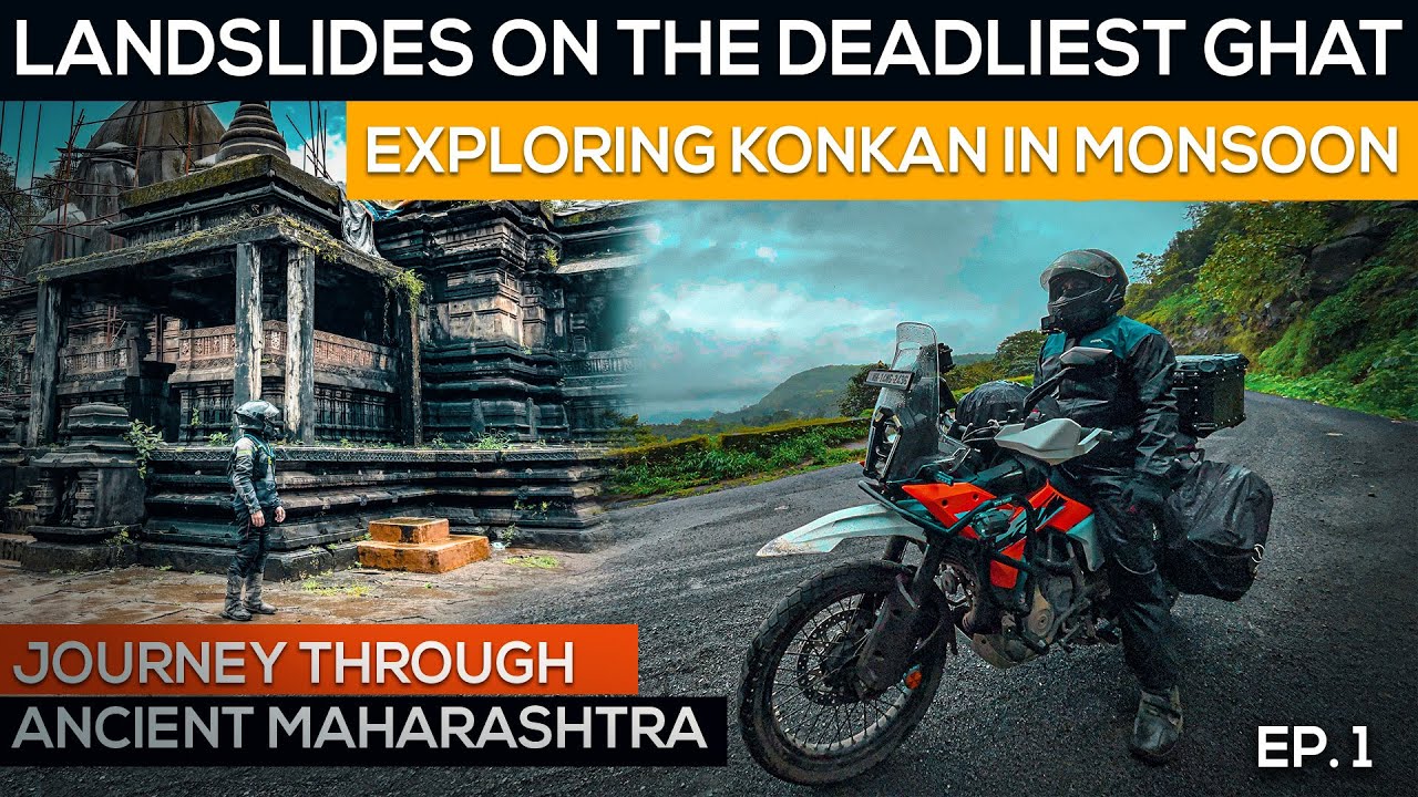 Pune to Ratnagiri | 725 Kms Monsoon Konkan Ride | 9 Places in 2 Days | KTM 390 Adv 2025 | Karan RG