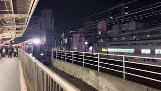 【阪急電車】7000系 7120F 準特急 新開地行 神戸三宮駅［1］夜の風景