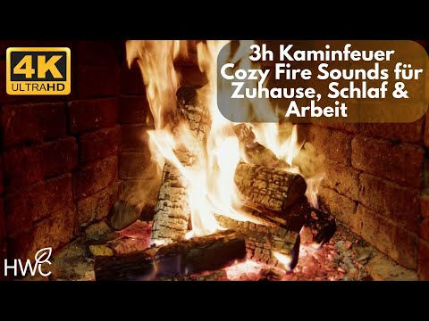 3 Hours Fireplace Ambience Cozy Fire Sounds For Relaxation Sleep Study