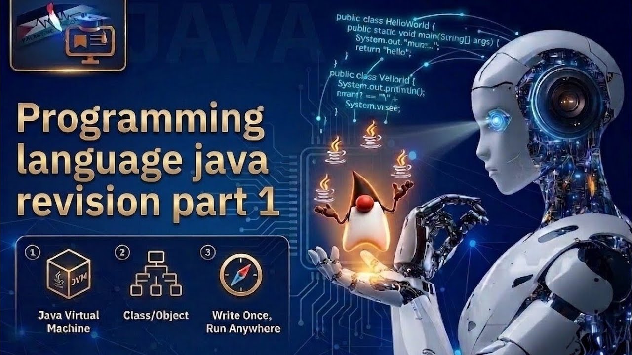 Programming language java revision part 1 - YouTube
