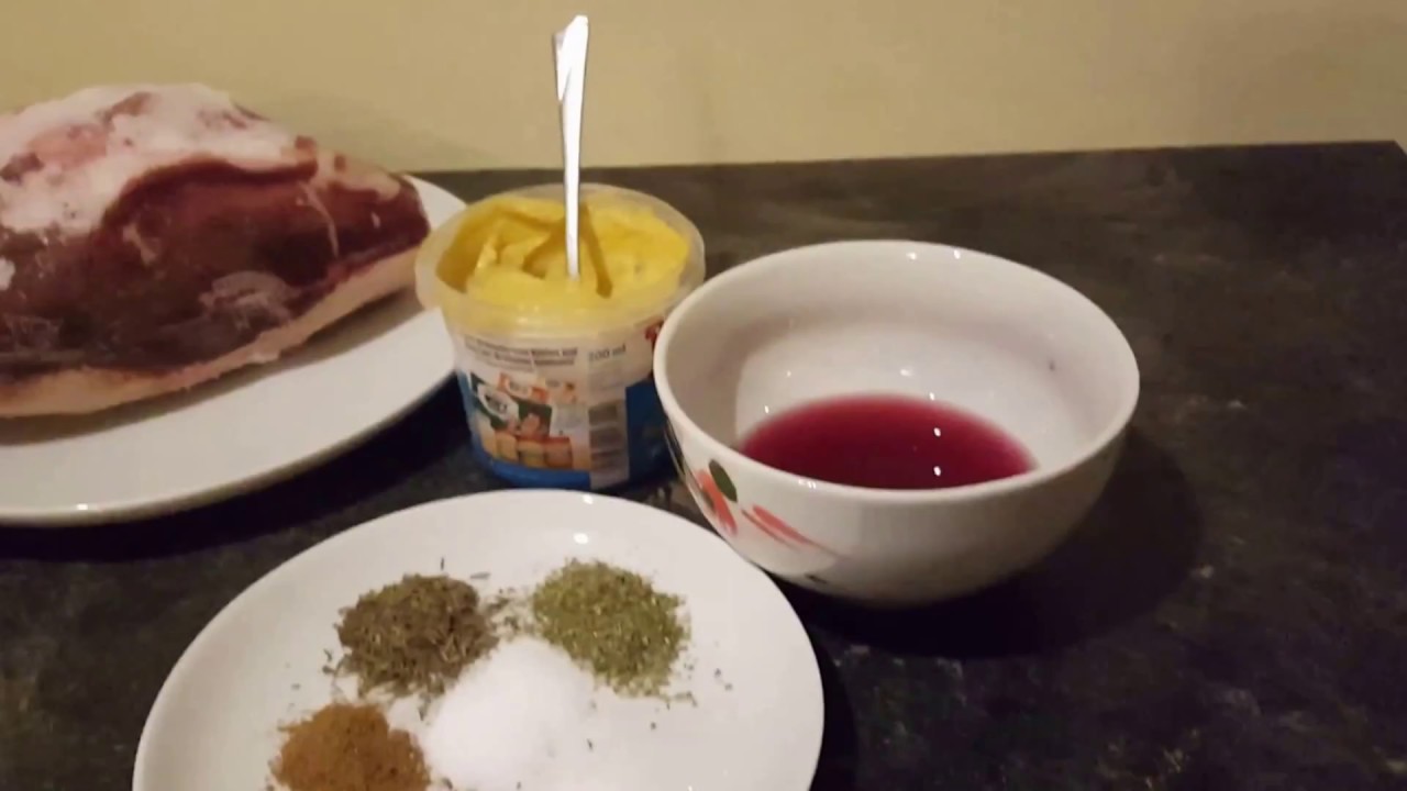 Roastbeef Marinade Sauce für Roast Beef Rezept schnell und lecker YouTube