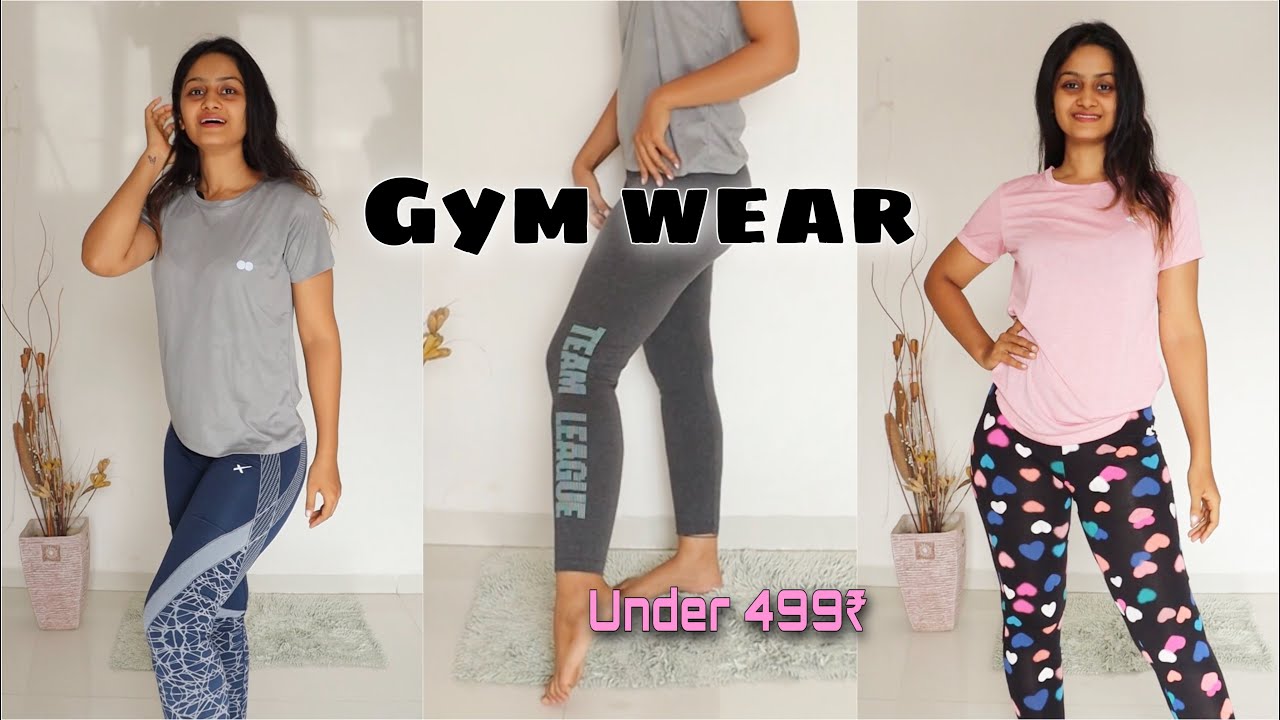Gym wear under 499₹ 💕 Ajio Myntra In budget 🫶 YouTube