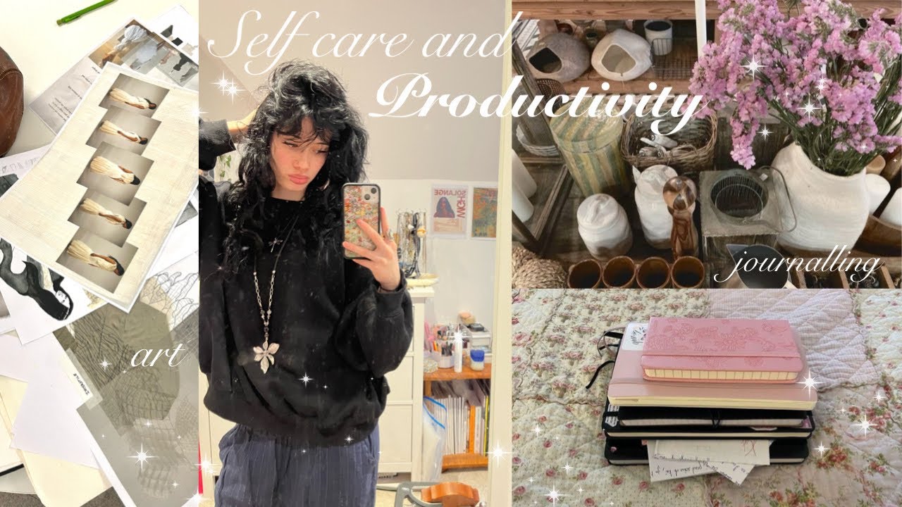 reconnecting with myself ⋆˚꩜｡ | selfcare and productivity