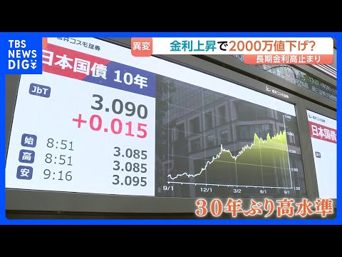 「ニュース見るたびに怖い」東京23区のマンション2000万円値下げも買い手現れず 長期金利上昇で「フラット35」は過去最高の3.46％に｜TBS NEWS DIG