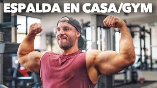 RUTINA DE ESPALDA EN CASA O GYM | GYMTOPZ