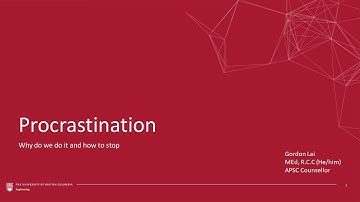 Procrastination: Why We Do It and How to Stop