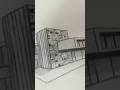 Modern House. Full Video on my page. Stayed Tuned. #portrait #house #drawing #sketch