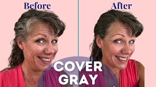 How To Cover Gray Hair At Temples