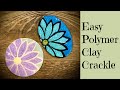 Easy Polymer Clay Crackle Effect Technique Step By Step Tutorial