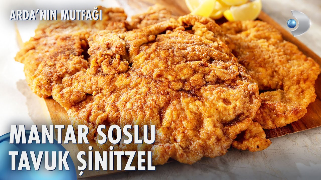 Mantar Soslu Tavuk Şinitzel | Arda'nın Mutfağı 192. Bölüm