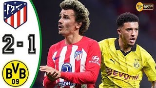 Atletico Madrid Vs Dortmund 2 - 1 All Goals \& Highlights match Today -2024 HD #football #ucl