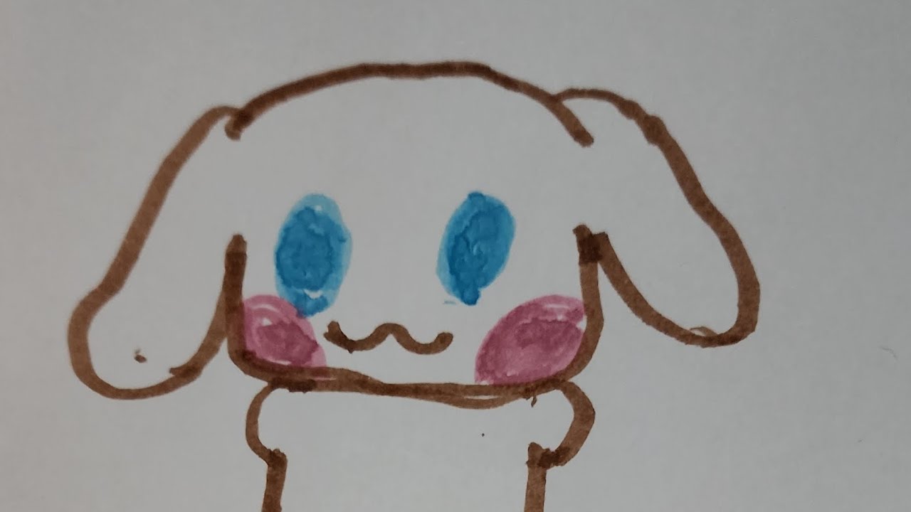How to draw cinnamoroll youtube