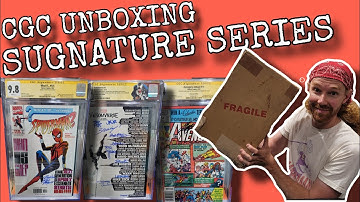 CGC Unboxing Signature Series Books From Terrificon