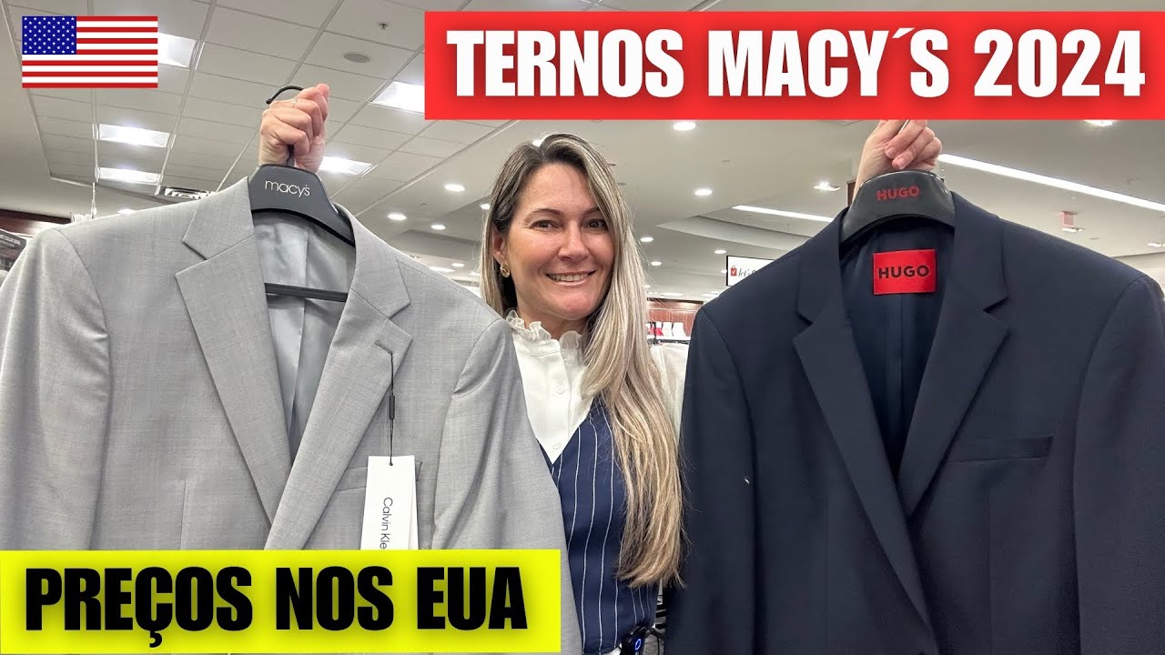 ONDE COMPRAR TERNOS nos ESTADOS UNIDOS? PREÇOS na MACY´S em ORLANDO!