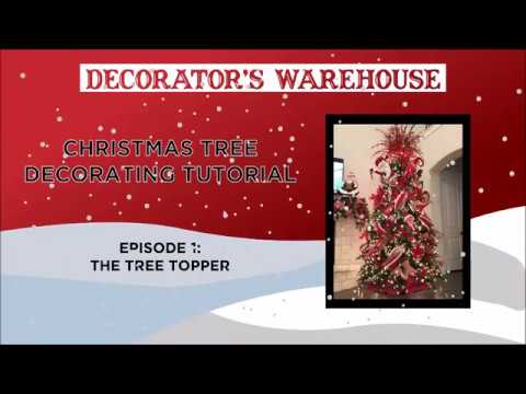 Designer Christmas Tree: Part 1 Tree Topper 