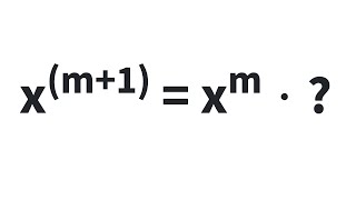 A Recursive Definition of Exponentiation