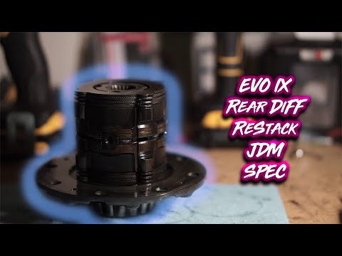 Evo 9 Rear Diff Restack (JDM Spec) - YouTube