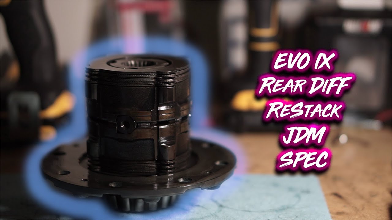 Evo 9 Rear Diff Restack (JDM Spec) - YouTube