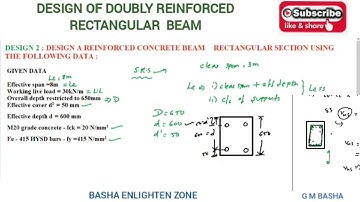 Doubly Reinforced rectangular beam