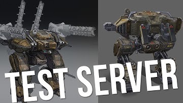 War Robots Test Server - Phantom + Behemoth Gameplay | Live Action Gameplay
