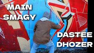 Graffiti Writing - Main Smagy Block Crew, Dastee, Dhozer