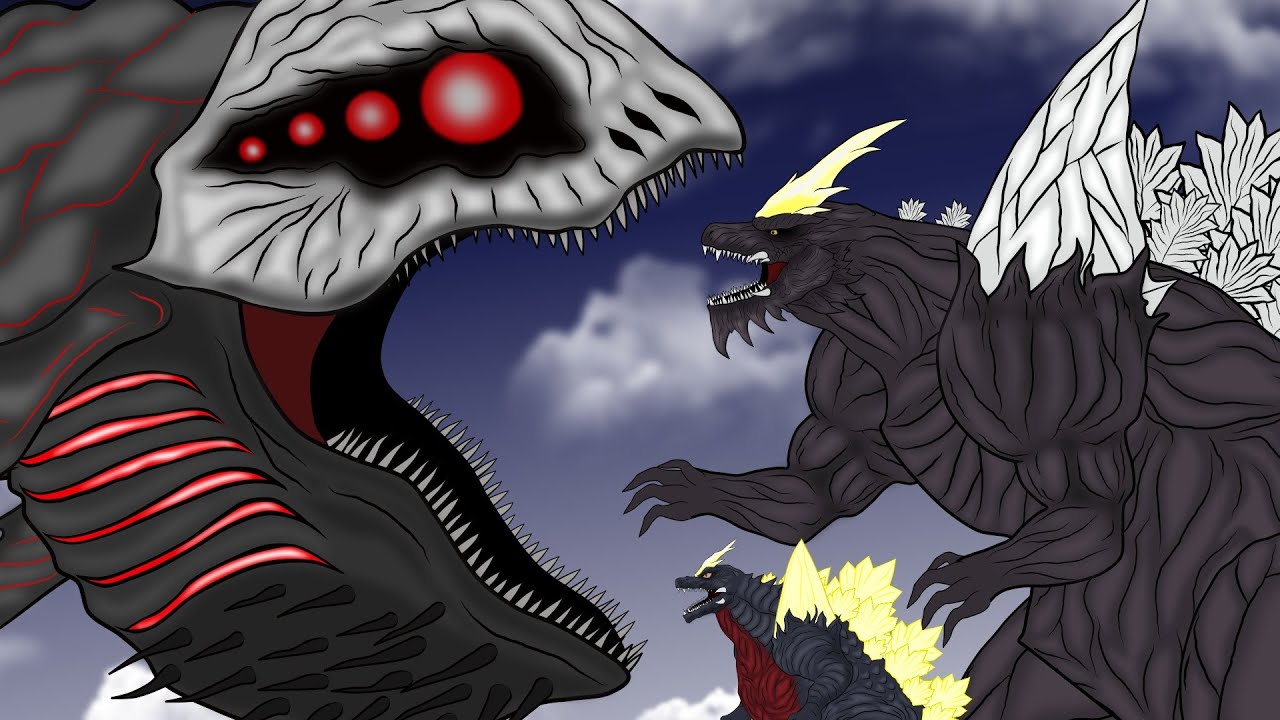 Evolution of Godzilla Earth : Space Godzilla Earth VS Space Bloop [Animation] - Full