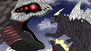 Evolution Of Godzilla Earth Space Godzilla Earth Vs Space Bloop Animation - Full
