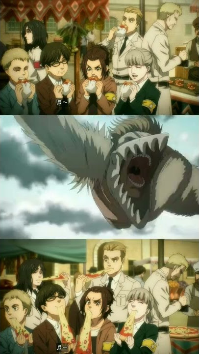 Falco's First Titan Transformation \\ Attack On titan Season4 #attackontitan #jawtitan #shorts