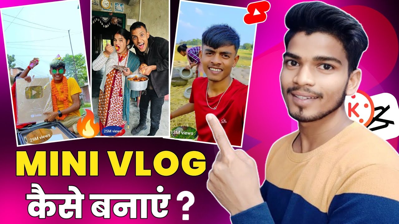 Mini vlog kaise banate hai How To Make mini vlog mini vlog kaise