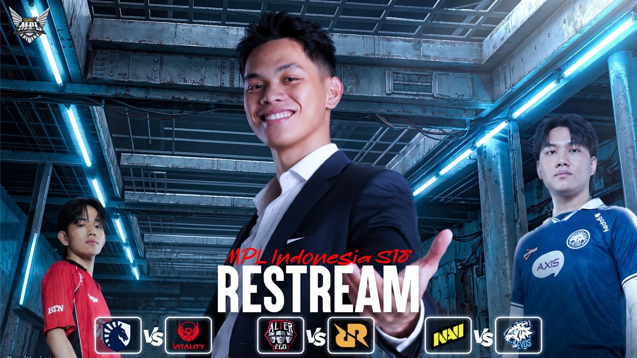 RESTREAM MPL INDONESIA S18 RRQ VS AE
