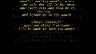 Scorpions-Always Somewhere LYRICS chords