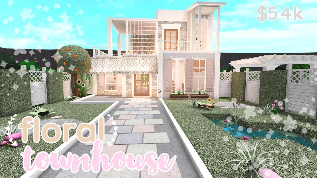 flower home 🍀🌸🌷 #bloxburg #bloxburgroblox #explore #roblox