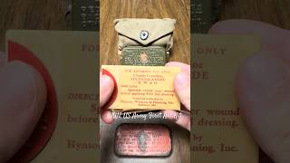 WW2 US First Aid Kit Basic Overview and Contents #history #ww2 #usarmy