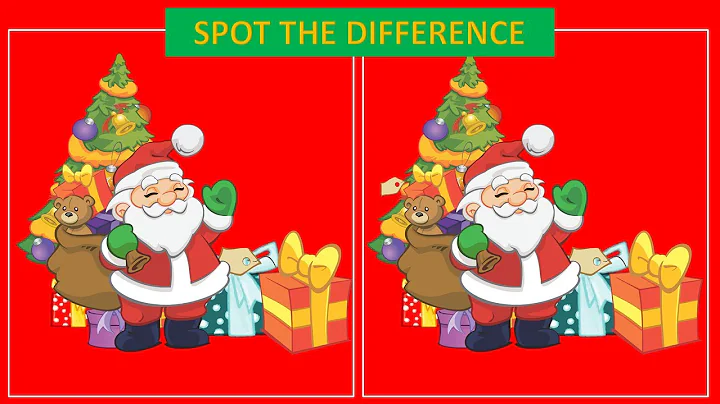 Spot the difference | Christmas game