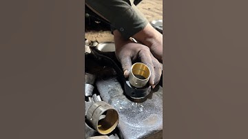 engine connecting rod bush bearing fitting amazing process #automobile #shortsviral #youtubeshorts