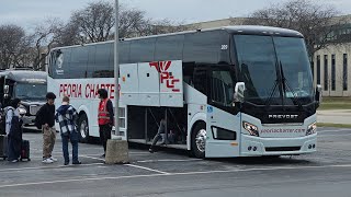 Schedule Extra with a 2024 Prevost H3-45 - POV Bus Driving