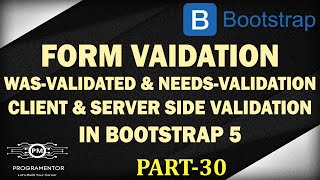 Celebrity 30 | Form Validation In Bootstrap 5 | Needs-Validation | Was-Validated | Bootstrap 5 (Hindi/Urdu) Wealth