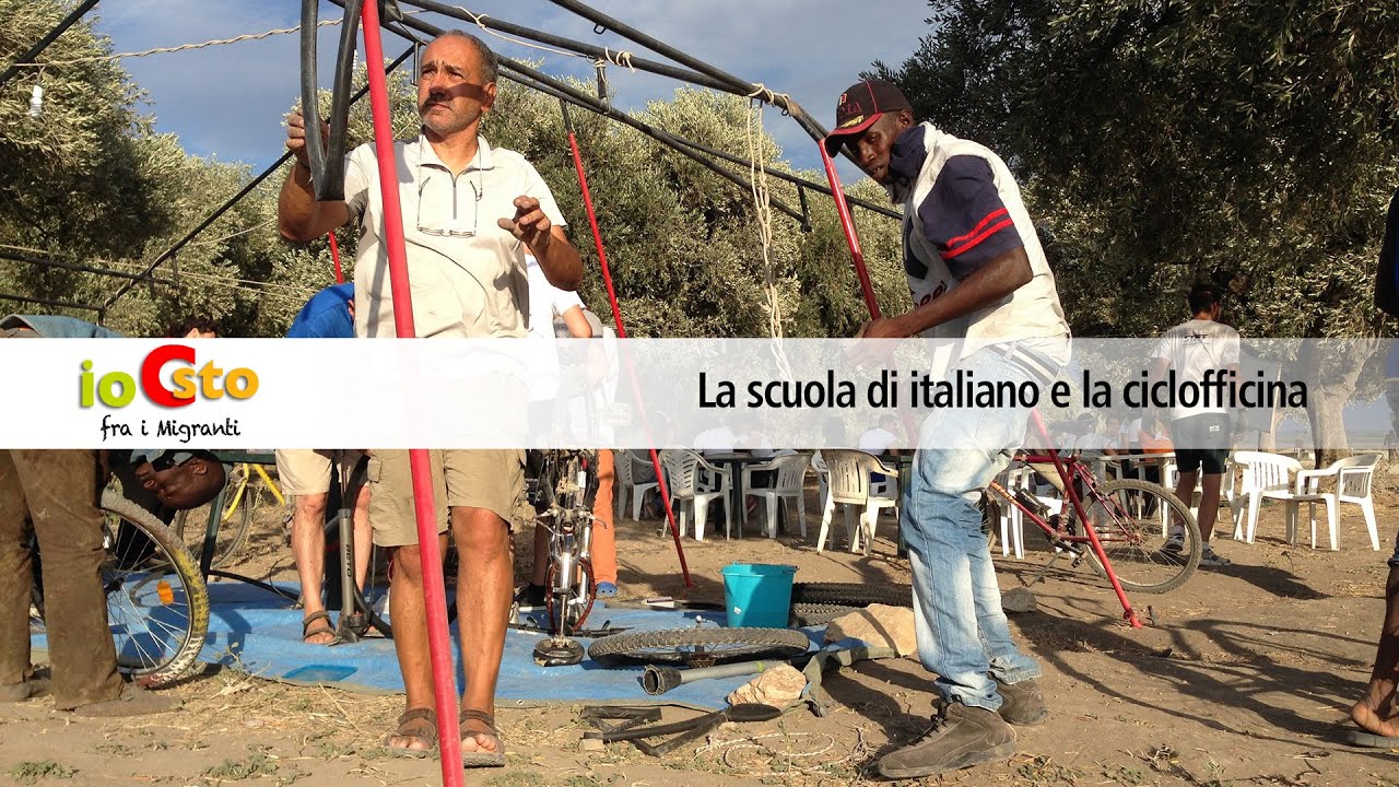 IO CI STO fra i Migranti _ La scuola di italiano e la ciclofficina ...