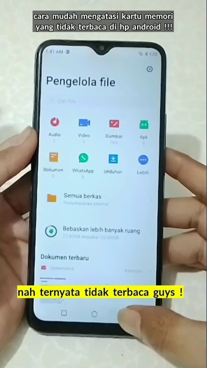 sangat mudah ‼️ cara mengatasi kartu sd tidak terbaca