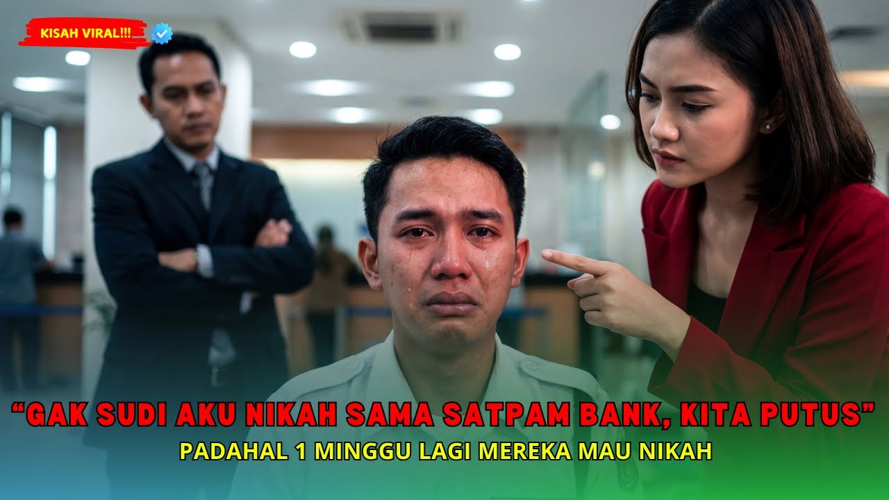 DIPUTUSKAN 7 HARI JELANG NIKAH KARENA CUMA SATPAM BANK… TAPI YANG TERJADI SETELAH ITU DI LUAR NALAR