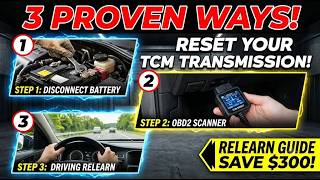 3 Proven Ways to Reset Transmission Control Module — TCM Relearn Guide! | Save $300!