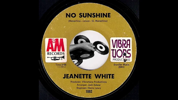 Jeanette White - No Sunshine [A&M] 1969 Sister Fun...