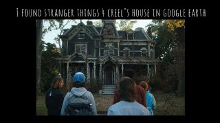Omg 😱 stranger things 4,vecna creel’s house is real? Google earth and google map #strangerthings