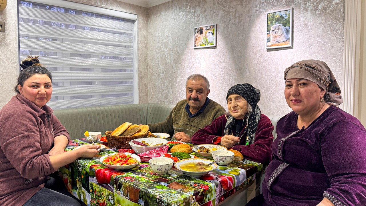 Бабушка Роза готовит ифтар-стол для семьи - Рамадан 2025